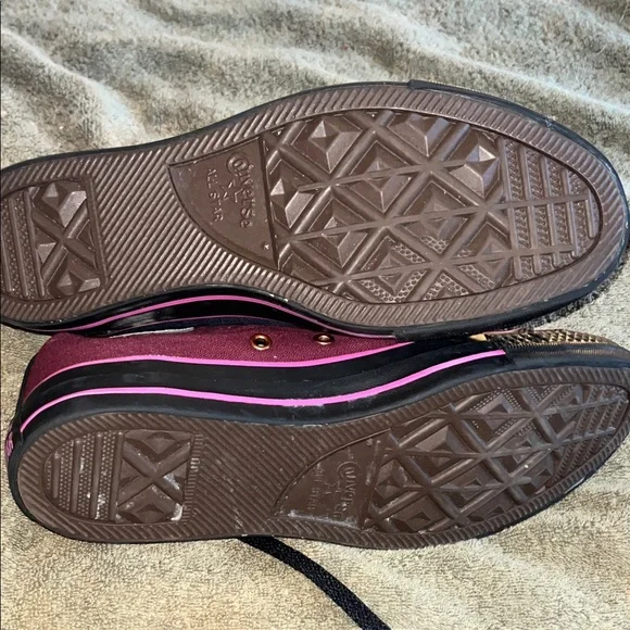 Chuck Taylor Converse High-Top Sneakers - Pink and Black - Picture 13 of 16